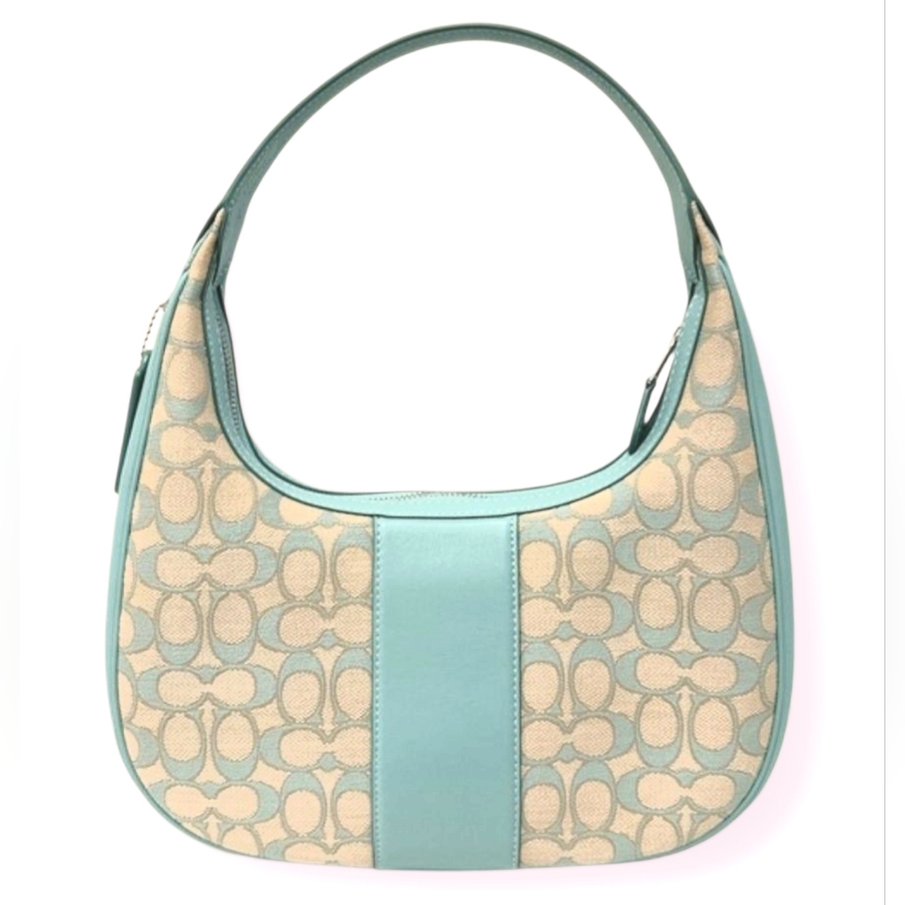 Coach Carmen Shoulder Bag In Signature Jacquard - Picture 5 of 10